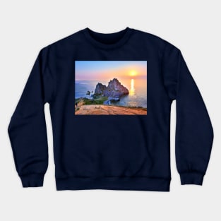 Lake Baikal. Shaman Rock Crewneck Sweatshirt